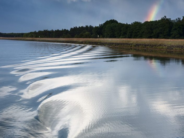 Gewitter mit Hagel , Elbe-Seiten-Kanal